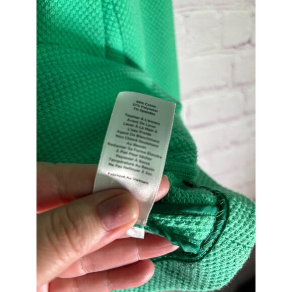 Talbots Womens Textured Green Button-Up Jacket With Pockets Size PL - Picture 9 of 14